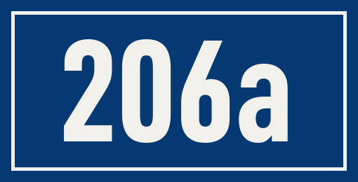 Hausnummer 206a
