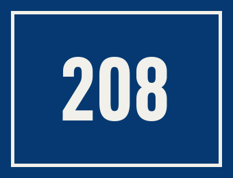 Hausnummer 208