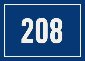 Hausnummer 208