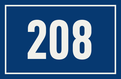 Hausnummer 208