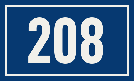 Hausnummer 208