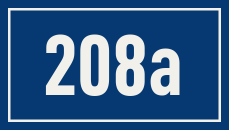 Hausnummer 208a