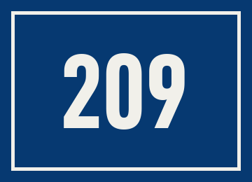 Hausnummer 209