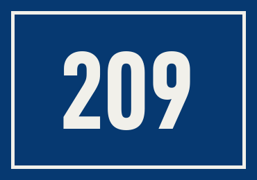 Hausnummer 209