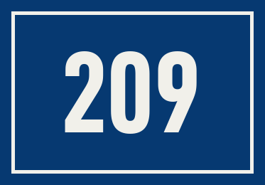 Hausnummer 209