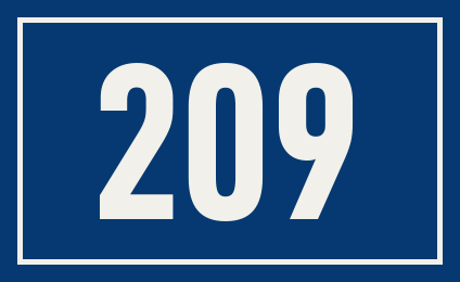 Hausnummer 209
