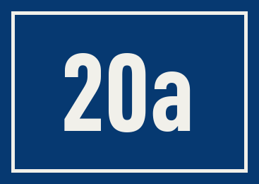 Hausnummer 20a