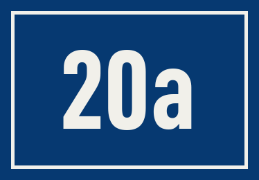 Hausnummer 20a