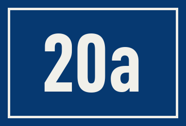 Hausnummer 20a