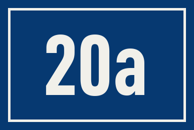Hausnummer 20a