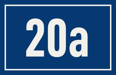 Hausnummer 20a