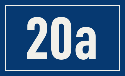 Hausnummer 20a
