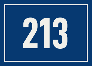 Hausnummer 213