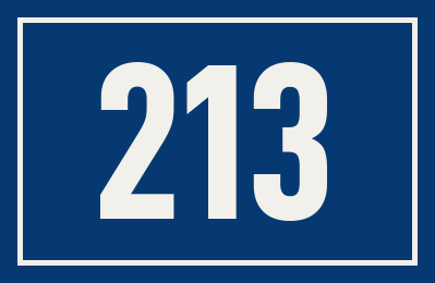 Hausnummer 213