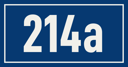 Hausnummer 214a