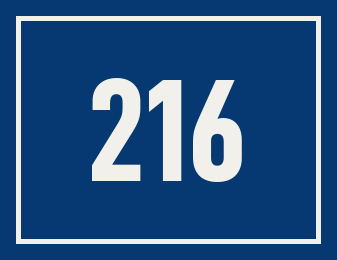 Hausnummer 216