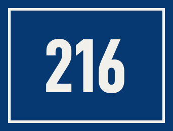 Hausnummer 216