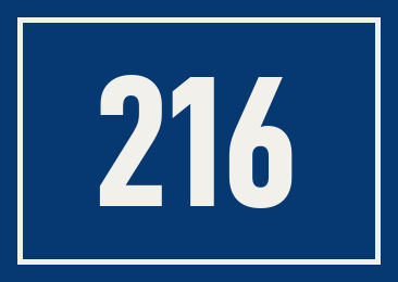 Hausnummer 216