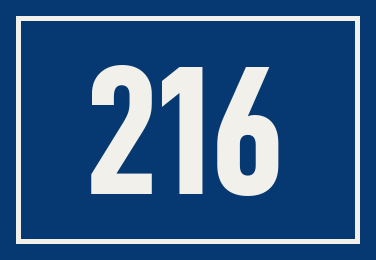 Hausnummer 216