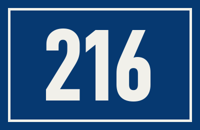 Hausnummer 216