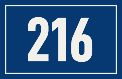 Hausnummer 216
