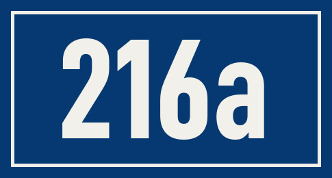 Hausnummer 216a