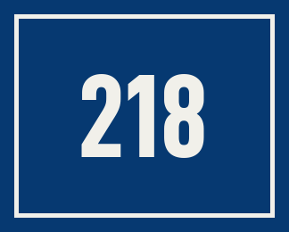 Hausnummer 218