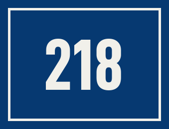 Hausnummer 218