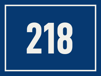 Hausnummer 218