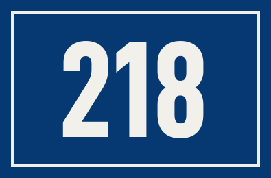 Hausnummer 218
