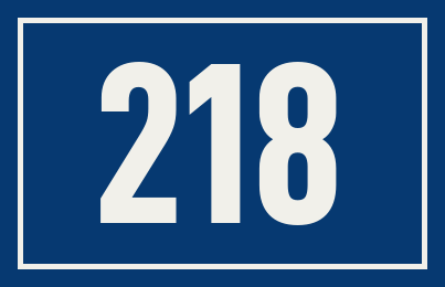Hausnummer 218