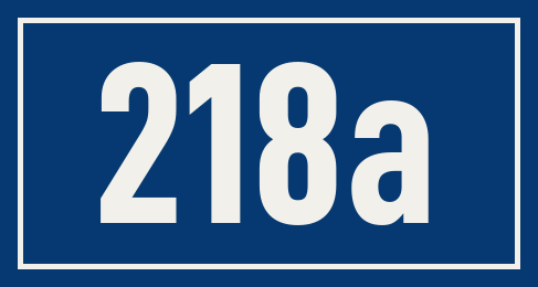 Hausnummer 218a