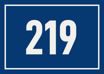 Hausnummer 219