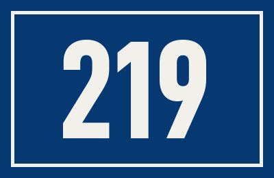 Hausnummer 219