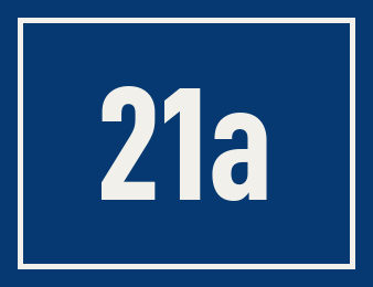 Hausnummer 21a