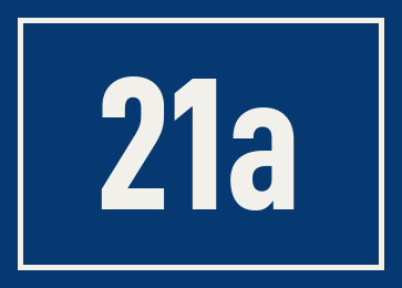 Hausnummer 21a
