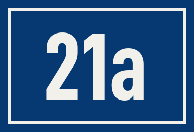 Hausnummer 21a