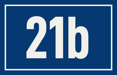 Hausnummer 21b