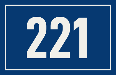 Hausnummer 221