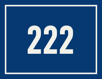 Hausnummer 222