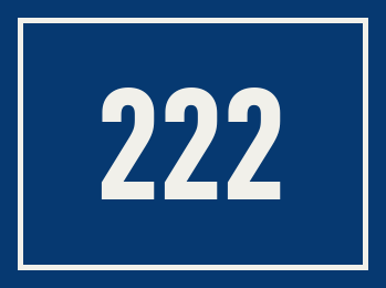 Hausnummer 222