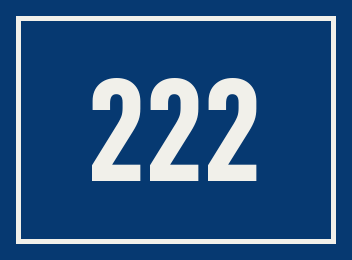 Hausnummer 222