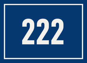 Hausnummer 222