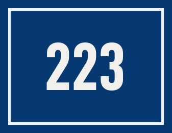Hausnummer 223