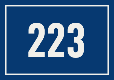 Hausnummer 223