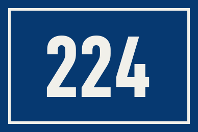 Hausnummer 224