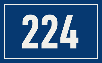 Hausnummer 224