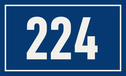Hausnummer 224