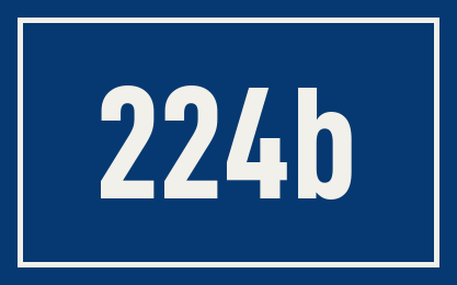 Hausnummer 224b