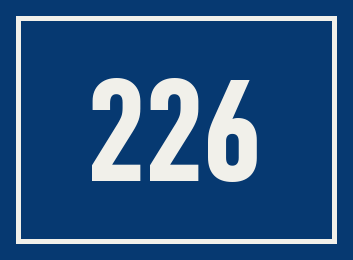 Hausnummer 226